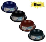 Pet Dog Bowl S S Dark Colours 19CM Marketplace Brits Bros