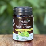 Organic Folate Complex 60 Capsules Earthier