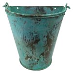 Half Round Wall Planter Green 24CM