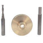 Solid Brass Inlay Kit 1 8" Dia. 9500