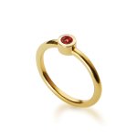 Gemstone Ring 5MM Garnet