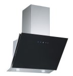Falco 60CM 45 Degrees Black Glass Extractor FAL-60-30BG