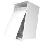 Post & Letter Box White Econo