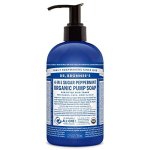 Dr. Bronner's Organic Sugar Pump Soap - Peppermint 12OZ.
