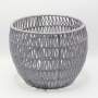 Opel Open Weave Storage Basket - Grey - Medium 30 X 24.5CM