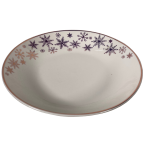 628110690-2 Soup Plate 21CM Porcelein - Snowflake
