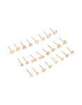 Goldair Gold Diamante Flower & Moon Earrings 12-PACK