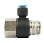 AirCraft Pu Hose Fitting Tee 6MM X 1 2"F X 1 2" M