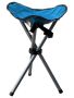 Bush Baby Blue Folding Camping Stool Steel Frame & Carry Bag Up To 100KG
