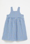PoP Candy Gingham Dress-blue & White