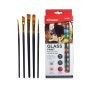 Glass Colour Paint Set With Yalong Paint Brushes