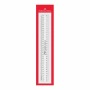 30CM/MM Clear Scholar Ruler In Hang Tab