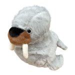 Plush Soft Toy 36CM - Grey Walrus Sitting