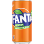 Orange Flavoured Sparkling Soft Drink Can 300ML