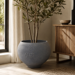 Noxani Tribal Ornamental Vase Pot Oversized - Black