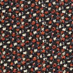 Chiffon Flock Floral Salmon 15026 037