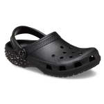 Crocs Classic Studded Clog - Black - 8