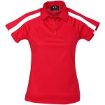 Ladies Monte Carlo Golf Shirt Red