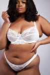 The Kojo Lace Bottom - XL Red