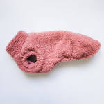 Pink Teddy Fleece Dog Jersey - XS