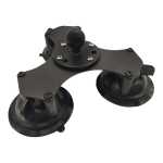 Rizzen Triple Suction Cup Base With 1.5-INCH Round Ball Rizz-ctscb