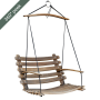 Oak Swing Chair - White
