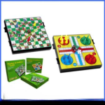 2-IN-1 Magnetic Snakes & Ladder Ludo