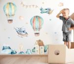 Up In The Sky Wall Stickers - Large Pack