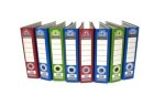 Lever Arch Files A4 8-PACK Assorted