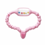 Teething Ring Pink 0-24 M