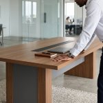 Modern Office Study Table -enhance Your Workspace Efficiency - 4.8M Brown