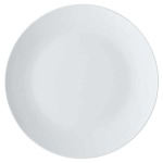 Basics White Coupe Plate