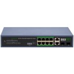 Duxnet 10-PORT Unmanaged Gigabit Poe+ Switch