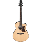 Ibanez AAM380CE-NT Advanced Acoustic Guitar W Eq : Natural High Gloss