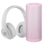 Bounce Samba 2.0 Headphones + Bali Speaker White/ Pink