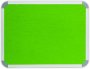 Info Board Aluminium Frame - 1500 1200MM - Lime Green