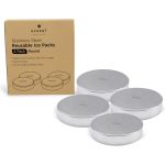 Ecozoi Stainless Steel Lunch Chillers - Ice Packs For Lunch Bags Lunch Boxes Bento Boxes And Coolers - 4 Pack Round Plastic-free