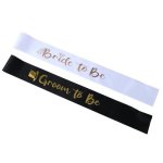 Paticarry Bride To Be & Groom To Be Sash For Bachelorette Party Bride And Groom Sash For Wedding Bridal Shower Decorations