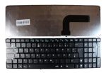 POWER4LAPTOPS German Layout Glossy Black Frame Black Replacement Laptop Keyboard Compatible With Asus K52JK-A1