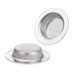 Anviiopu 2PCS Kitchen Sink Strainer Stainless Steel Kitchen Sink Drain Strainer Sink Strainer Sink Food Catcher Upgraded Double-