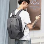 Super Sleek USB Functional Backpack - Dark Blue
