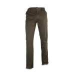 WMA200 Mens Olive Flat Front Stretch Chino Pants - 42