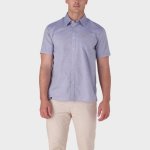 Jeep M Casual Textured Shirt Denim - Denim 2XL