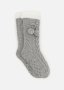 Pompom Cable Knit Slipper Socks