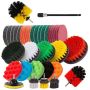 37-IN-1 Drill Brush Attachment Set For Kitchen Bathroom Grout Tile Corners