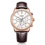 Monaco Chronograph Brown Leather Men's Watch GS05084 06
