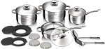 Gourmet Line Non-stick Coated Stainless Steel Cookware Set