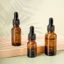 1pc Amber Glass Dropper Bottles Essential Oil Bottles 5ml/10ml/15ml/20ml/30ml/50ml With Calibrated Pipette For Cosmetics & Samples Packaging
