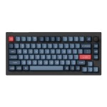 V1 Max Qmk via Wireless Custom Keyboard Black With Brown Switches V1M-D3