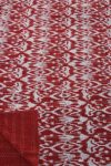 Ikat Red Cotton Throw 150X220